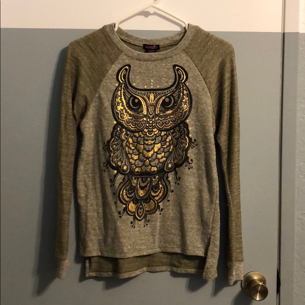 Owl long sleeve top